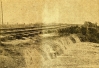 1942 flood, Green Bay & Western tracks by Freiman farm